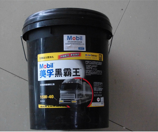 美孚黑霸王機油(18L)